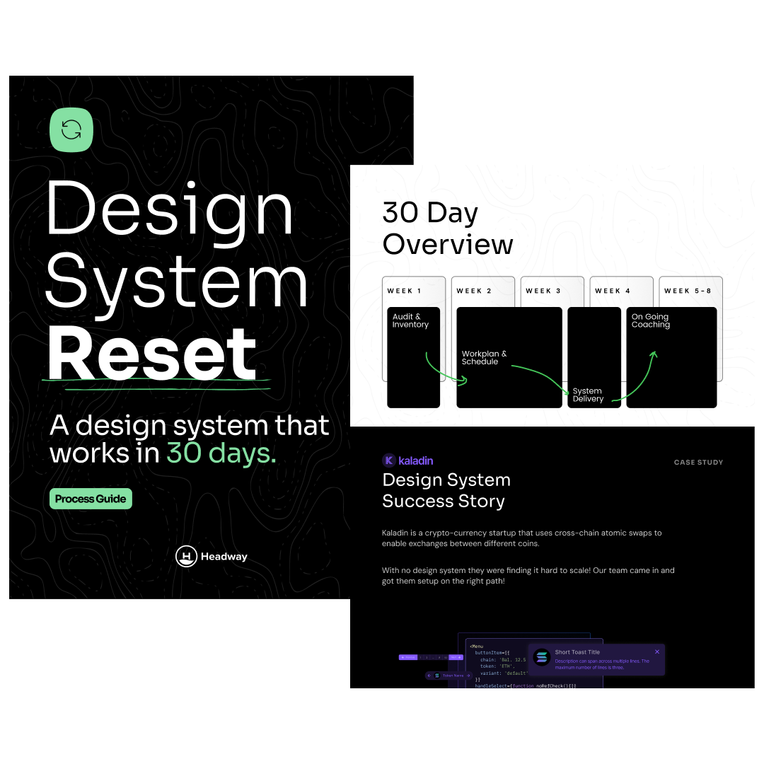 design system reset process pdf preview graphic