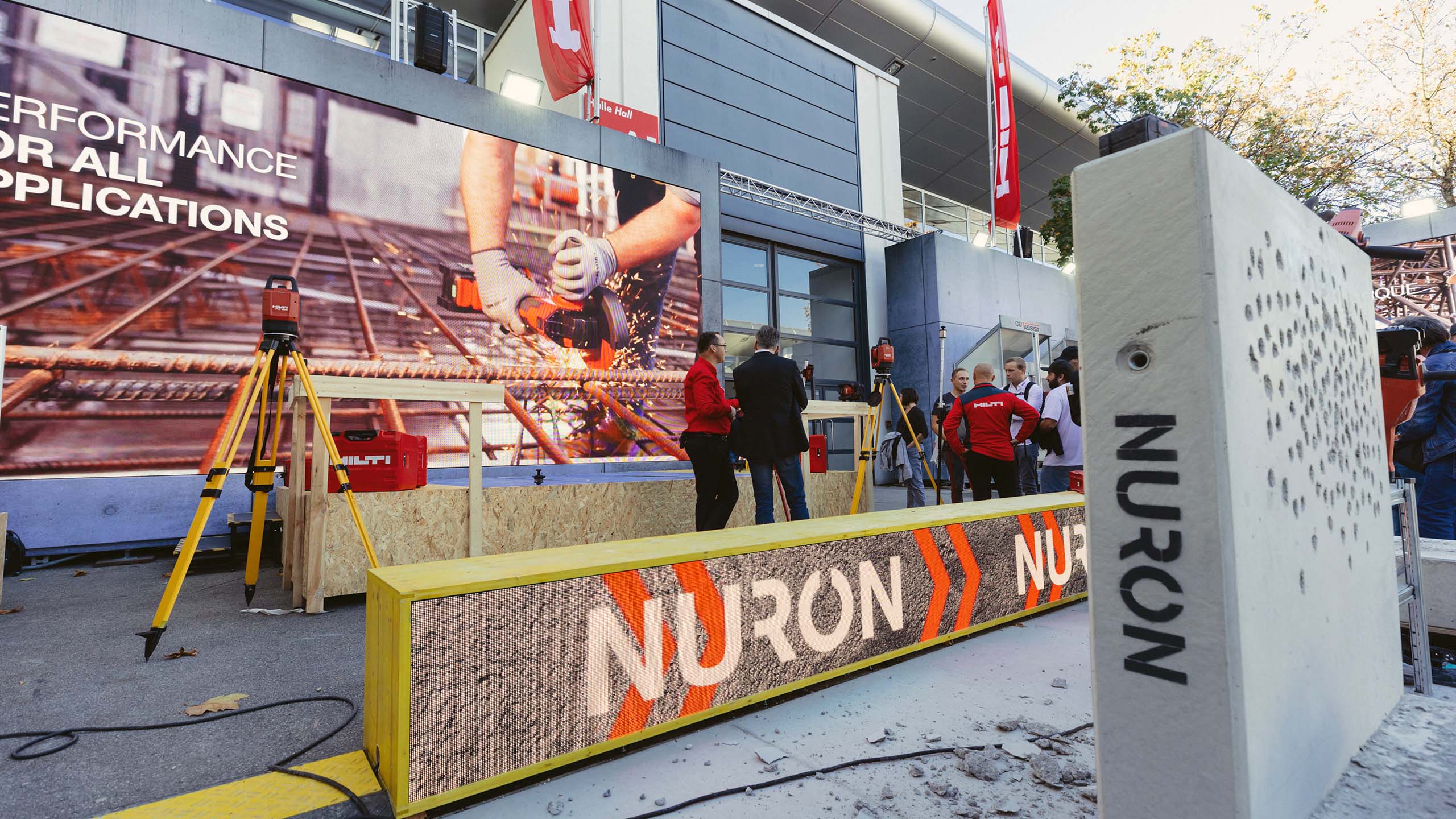 Messestand Dorner Electronic GmbH auf der bauma in München