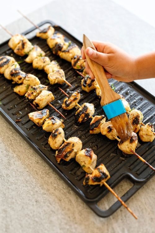 Geoffrey Zakarian Recipes Grilled Chicken Maple Mustard Skewers