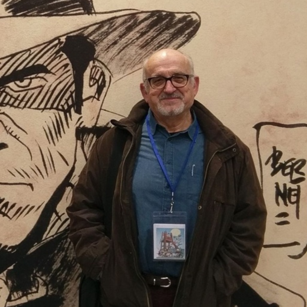 Jordi at Lake Como Comic Art Festival 2024