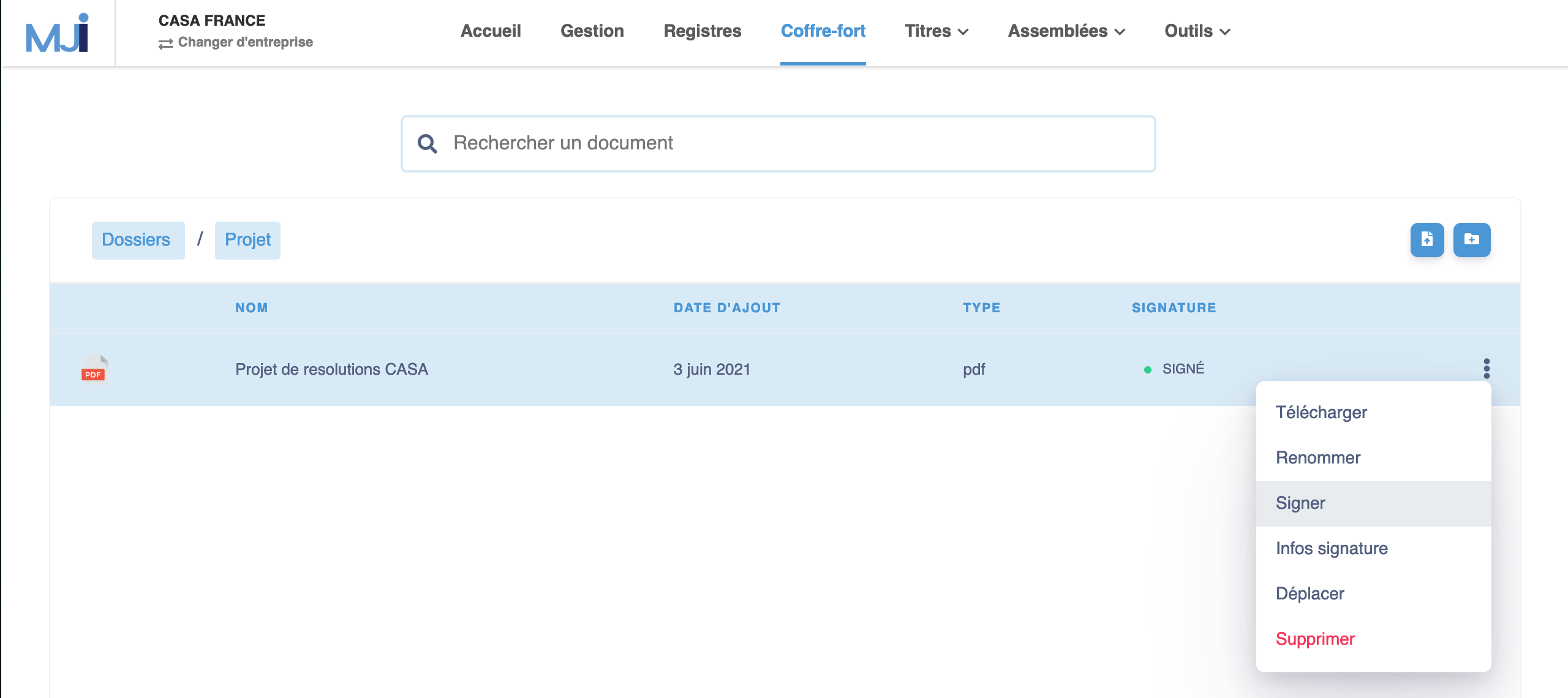 Illustration guide d’utilisation solution MonJuridique.infogreffe