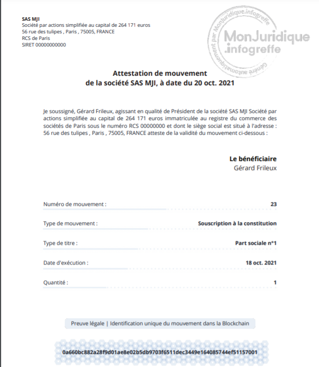 Illustration guide d’utilisation solution MonJuridique.infogreffe