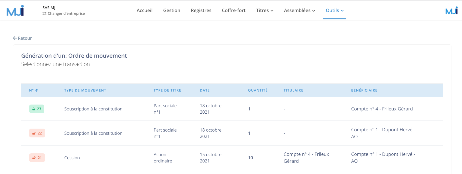 Illustration guide d’utilisation solution MonJuridique.infogreffe