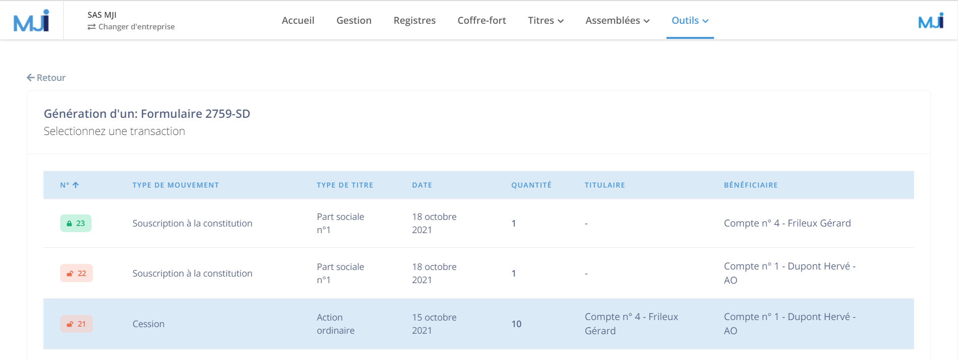 Illustration guide d’utilisation solution MonJuridique.infogreffe