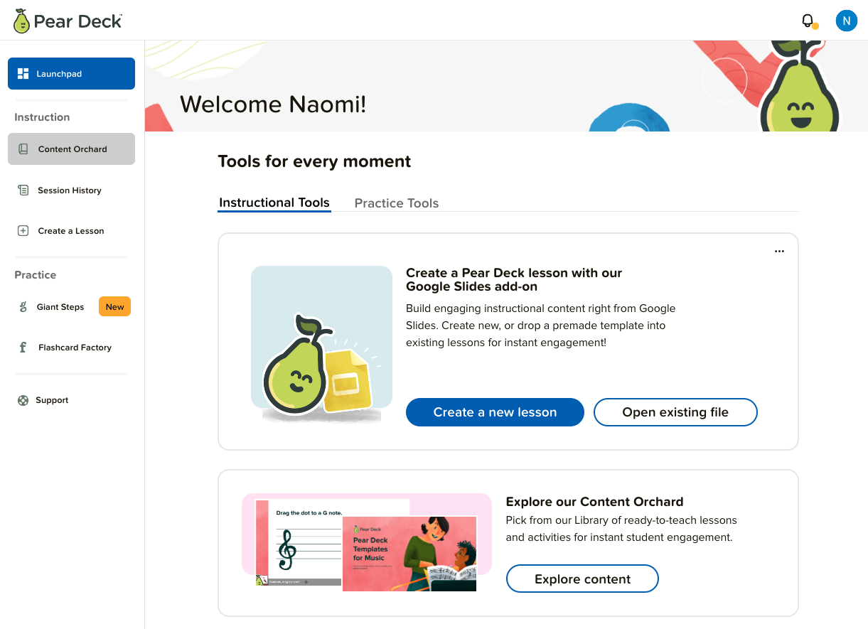 Your Pear Deck Home Base Has a New Look Blog Pear Deck Learning
