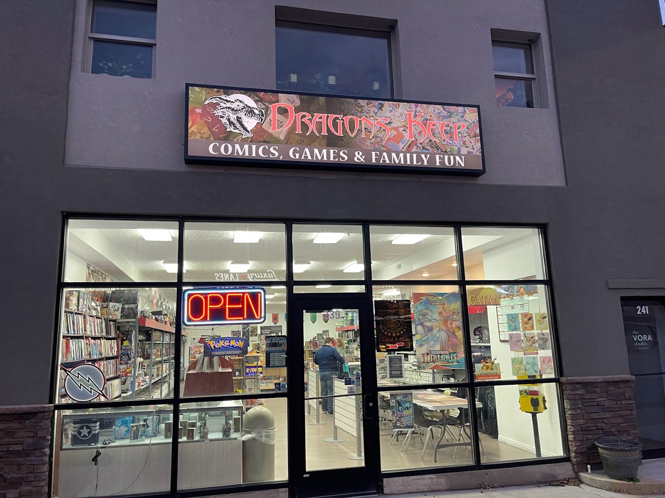 Dragon's Keep Spanish Fork — Games, Comics, and Family Fun