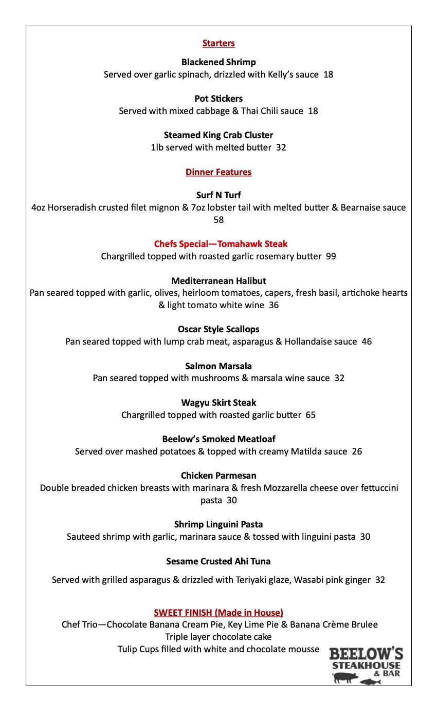 Lake Zurich Steakhouse & Seafood Book Reservation!