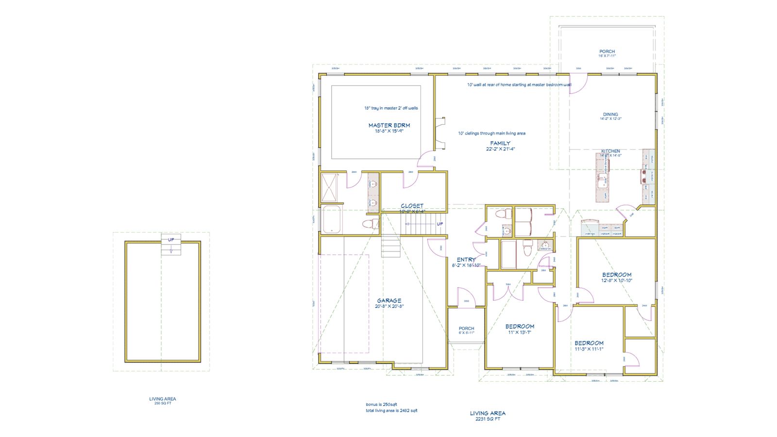 Floor Plan Hickory Adrian B. Homes LLC