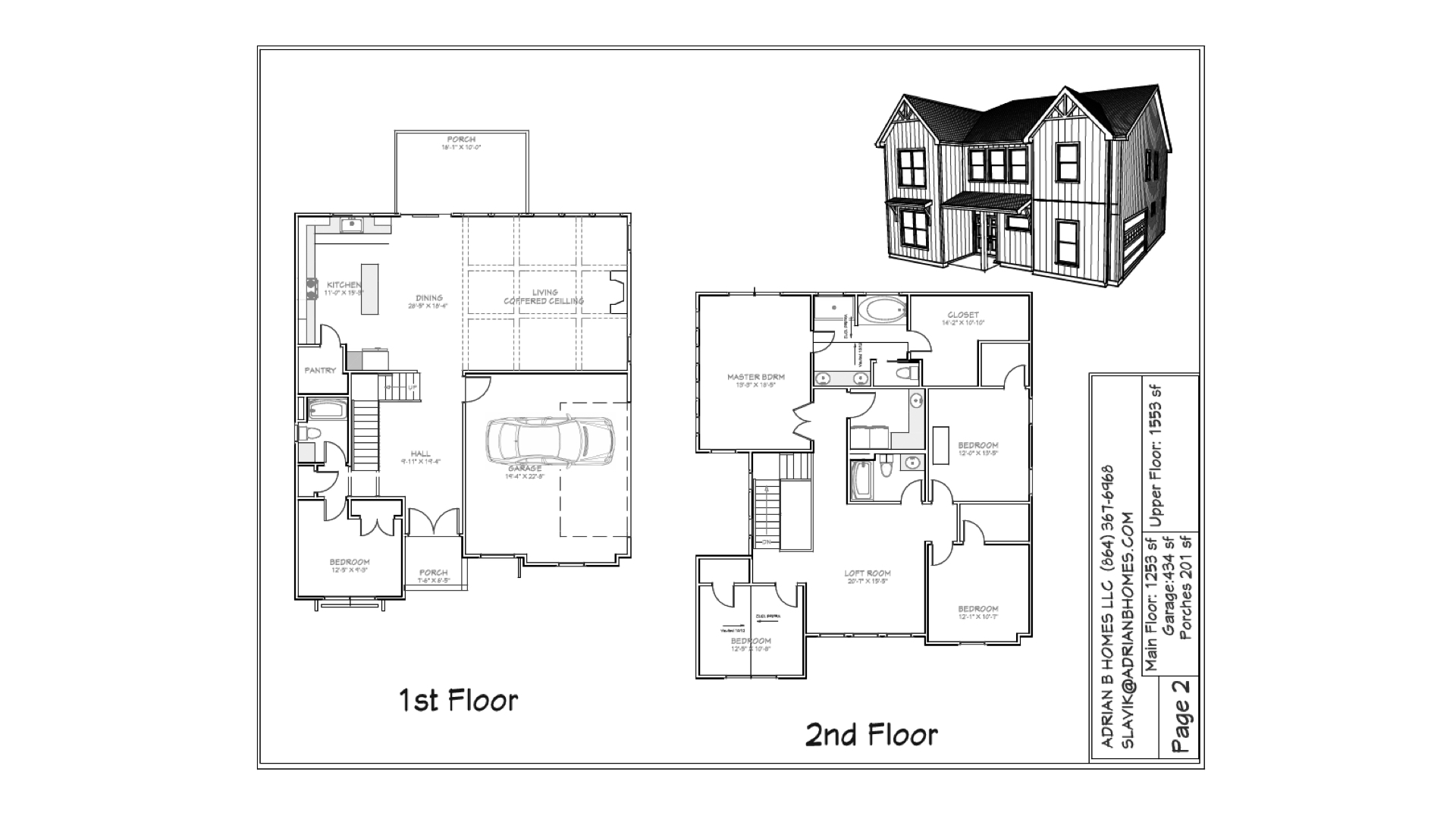 Floor Plan Delimont Adrian B. Homes LLC