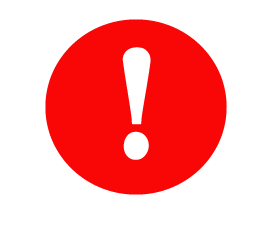 Alert error icon for error message