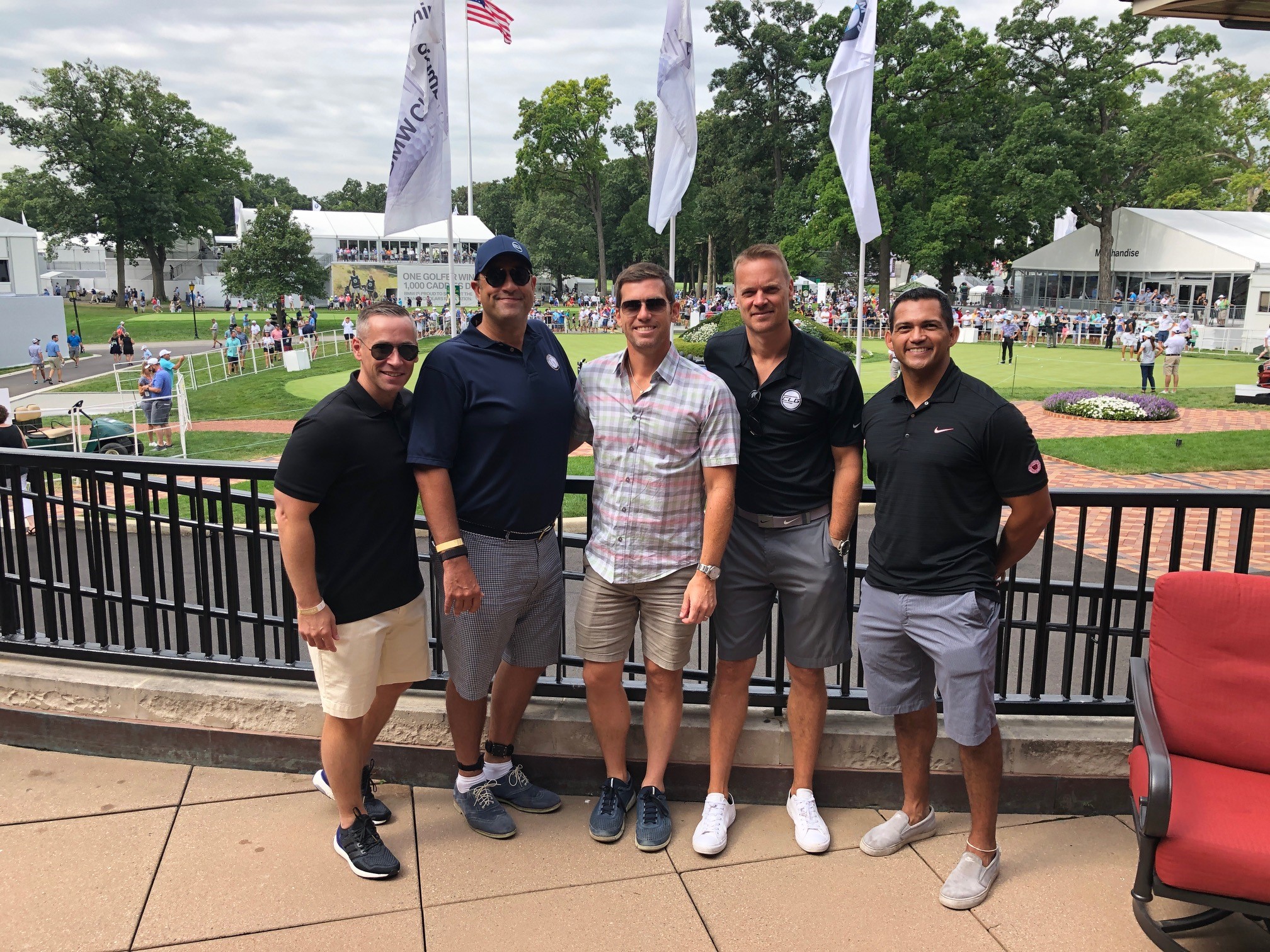 Champion employees at the BMW Championship in Chicago, Illinois. 