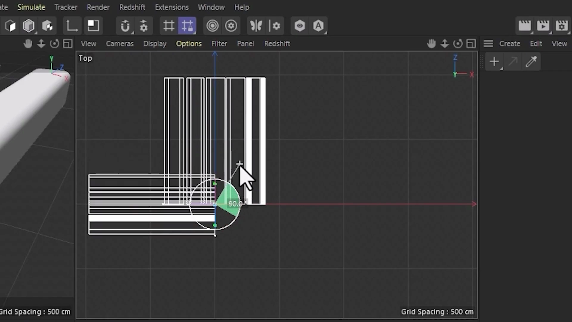 Text rotation in Cinema 4D