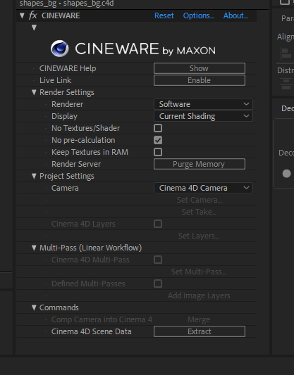 Cinema 4D & After Effects Workflows