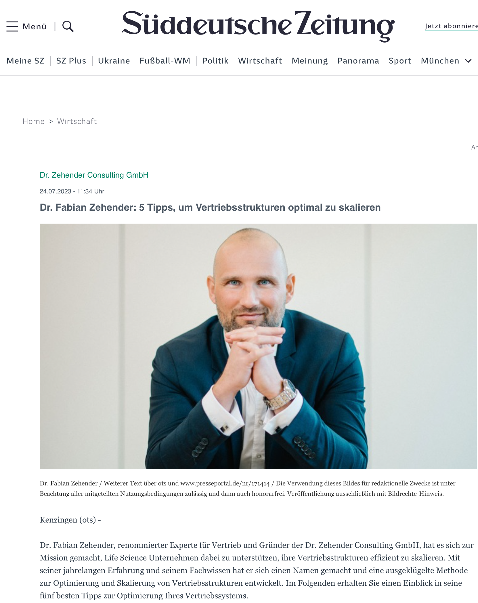 Dr. Zehender Consulting Expertentipps für nachhaltigen