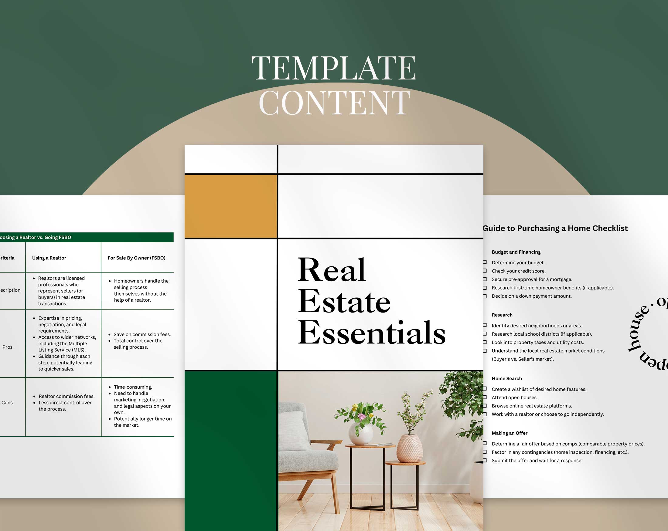 65 Page Real Estate Essentials Bundle Canva Template Digital Products