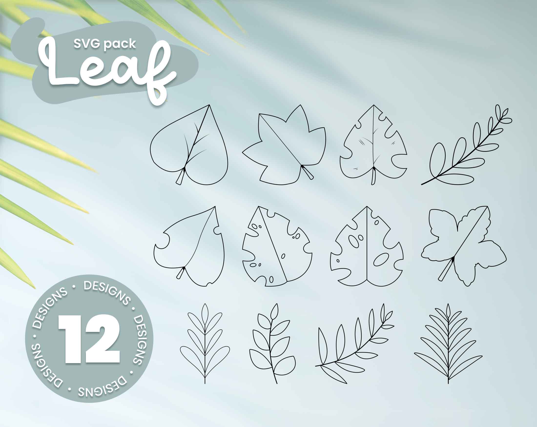 Leaf SVG Pack | Digital Products with Reselling Rights (PLR)