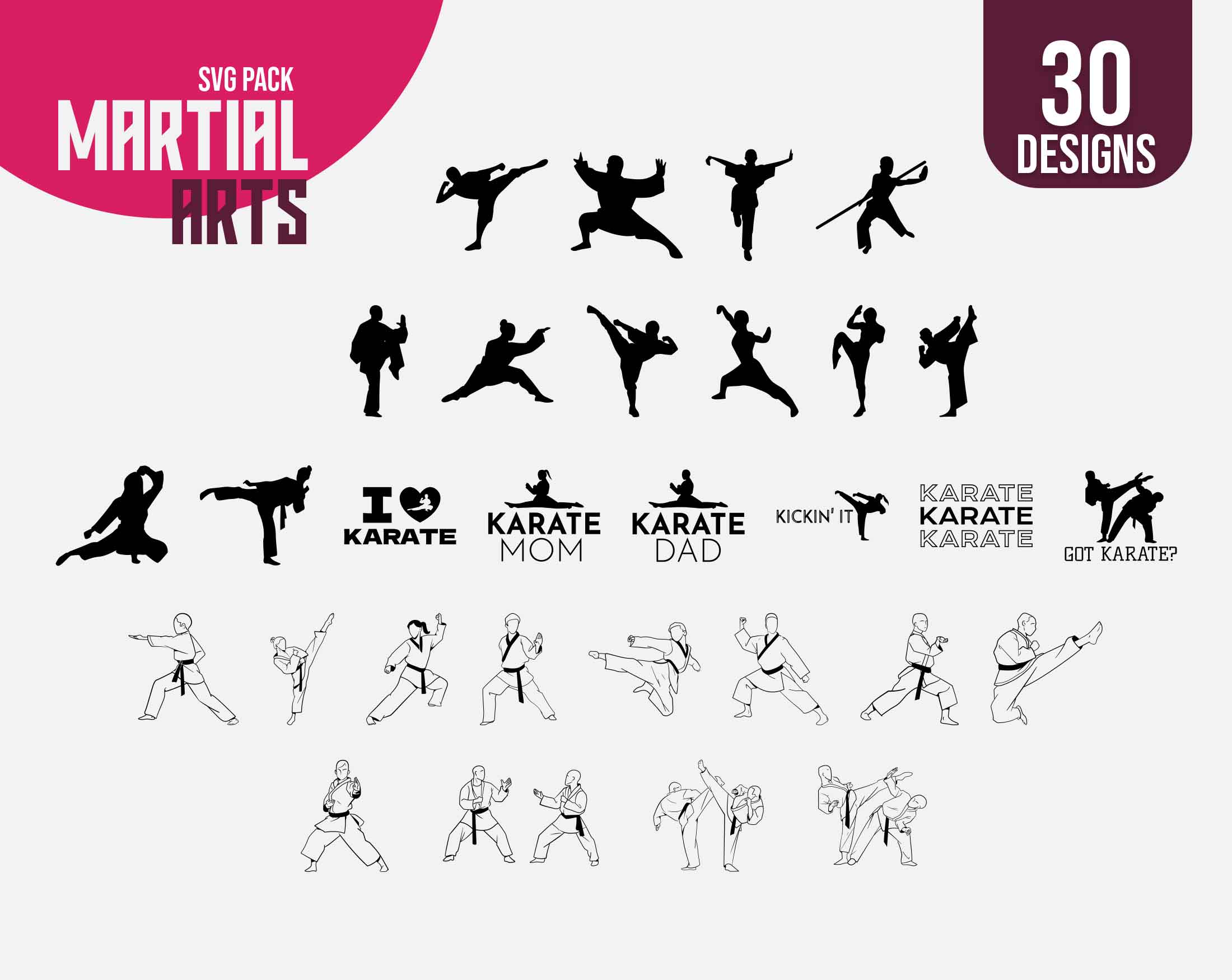 martial-arts-svg-pack-digital-products-with-reselling-rights-plr
