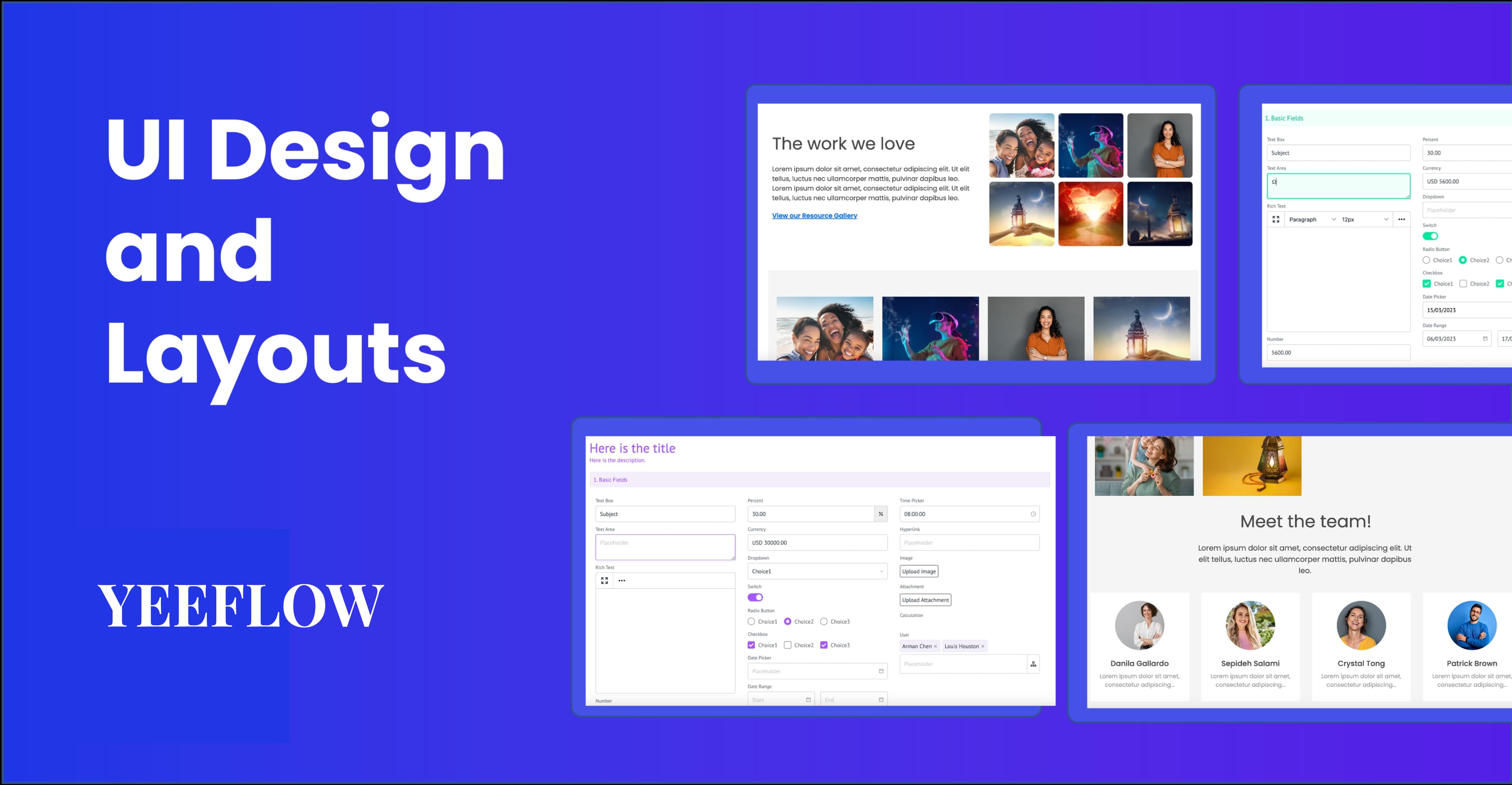 UI Design & Layouts