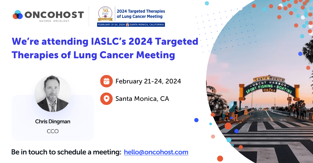 OncoHost is attending IASLC 2024 Targeted Therapies of Lung Cancer Meeting