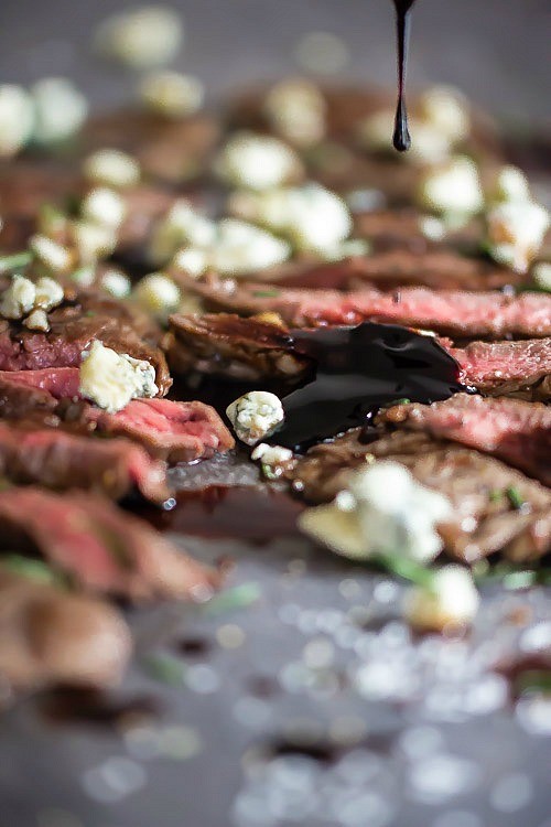 Seared Steak with Blackberry Balsamic Foodness Gracious
