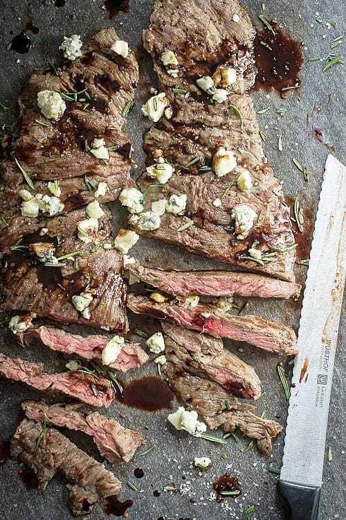 Seared Steak with Blackberry Balsamic Foodness Gracious
