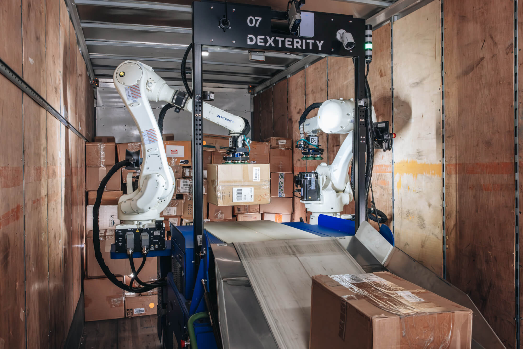 Robotic Truck Loading and Unloading | Products | Dexterity