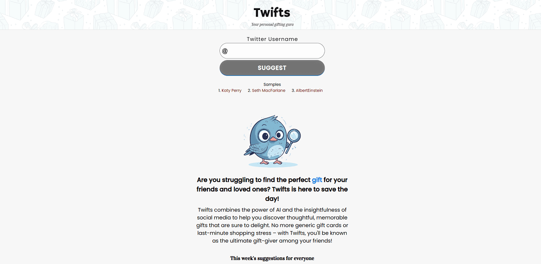 Twift Twifts - Best AI apps of 2024