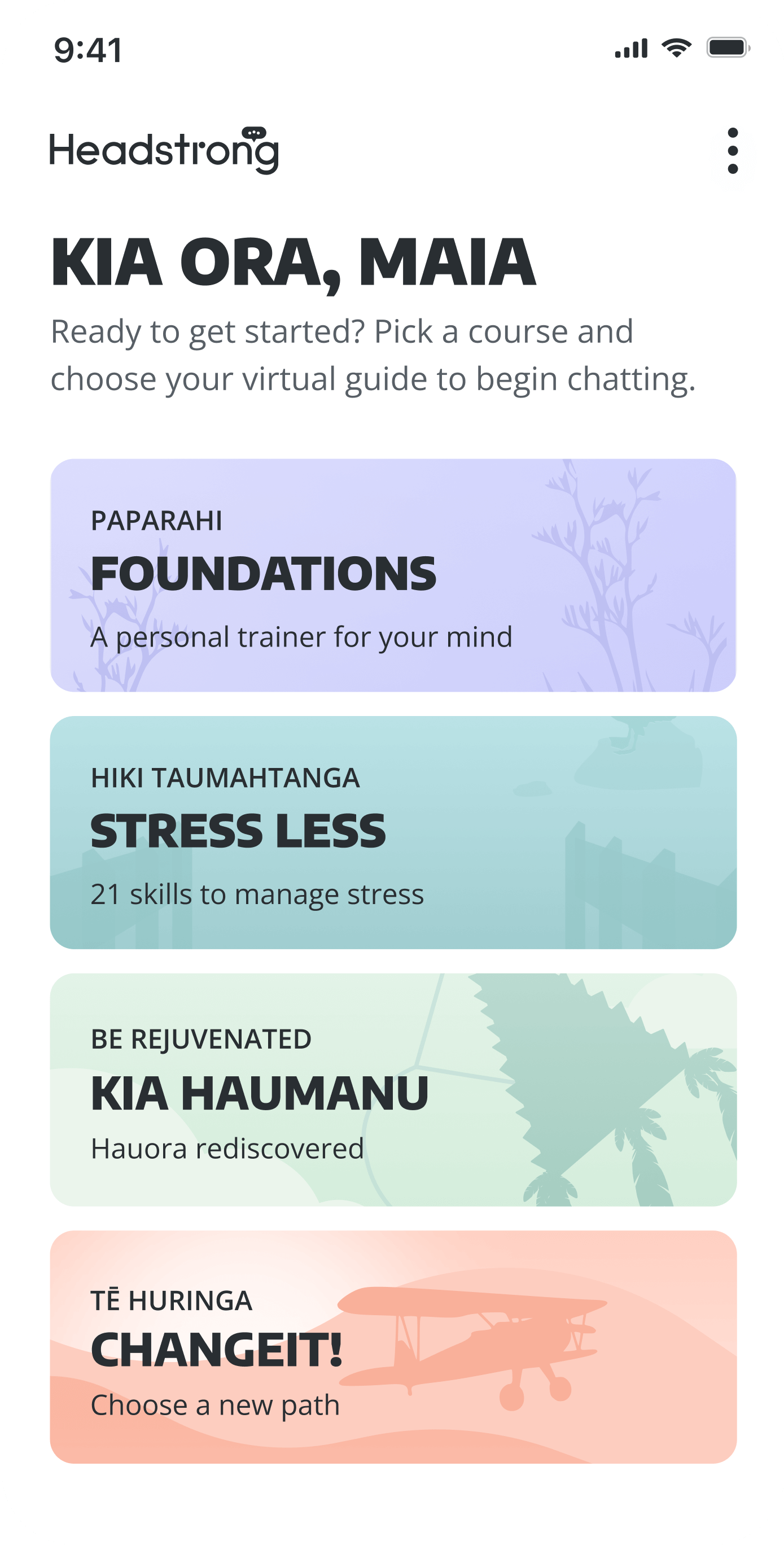 Headstrong A wellbeing app to help empower rangatahi
