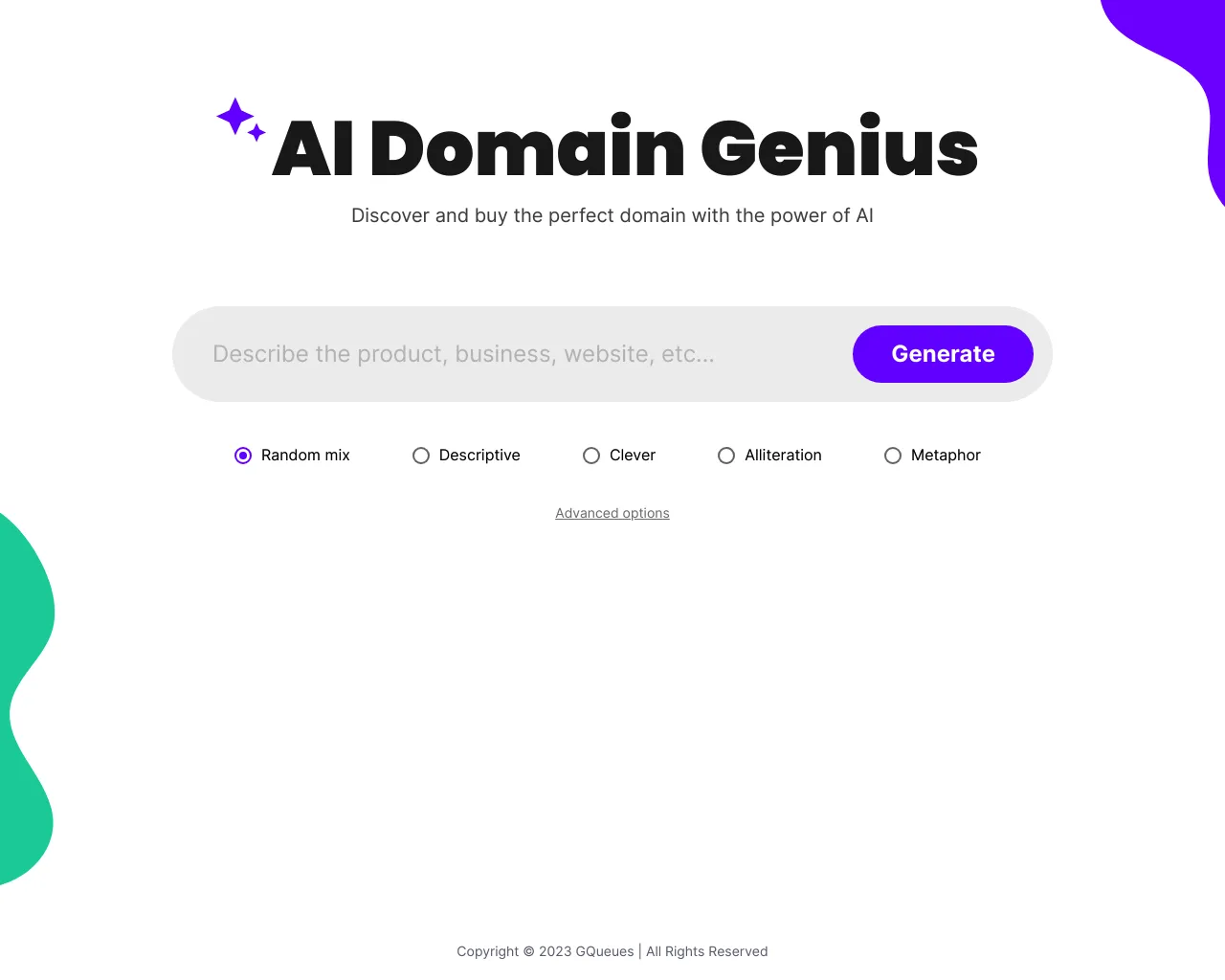 AI Domain Genius