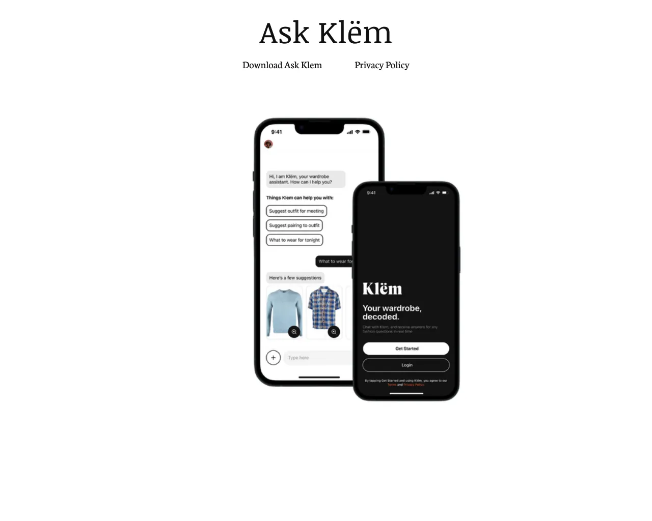 Ask Klem