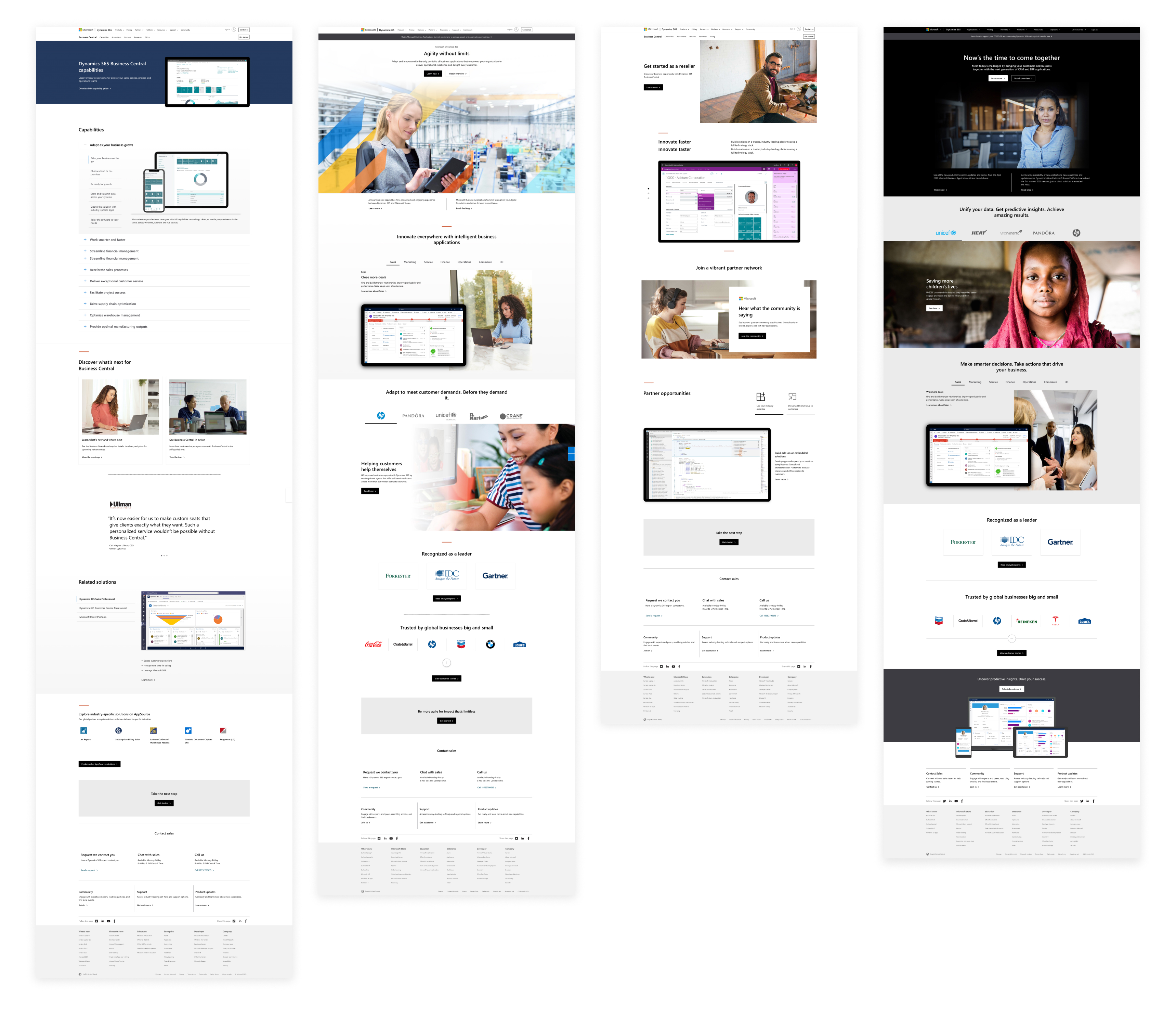 Design Portfolio - Dynamics 365 web guidelines design
