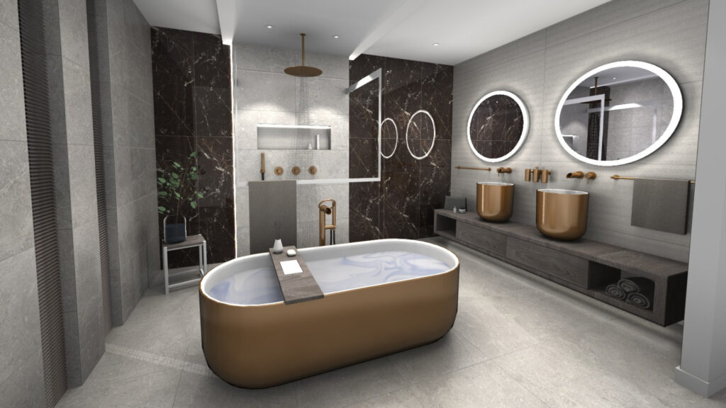 La visualisation 3D redéfinit les projets de salle de bains - Concept Bain