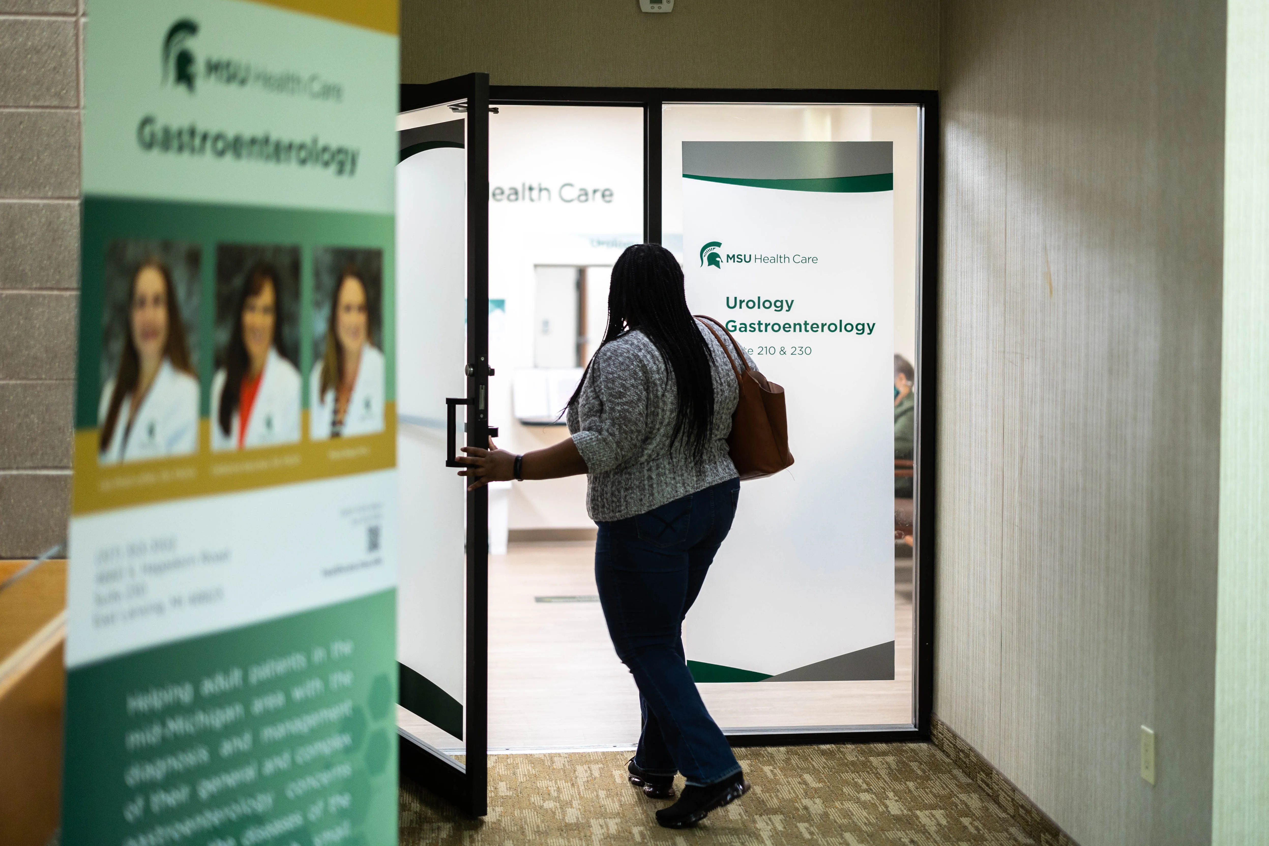 MSU Health Care Clinic interior. 