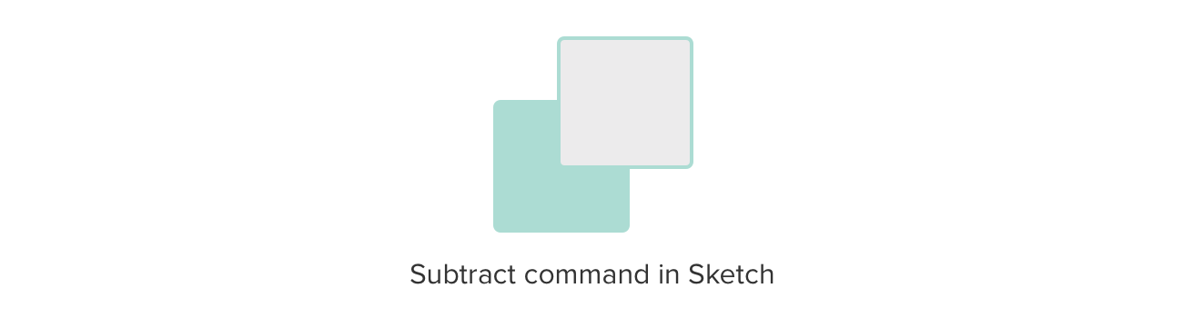 Subtract command in Sketch