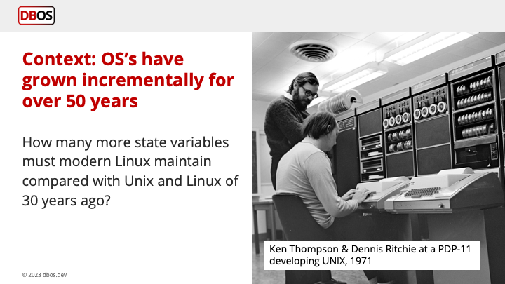 DBOS - the cloud-native operating system