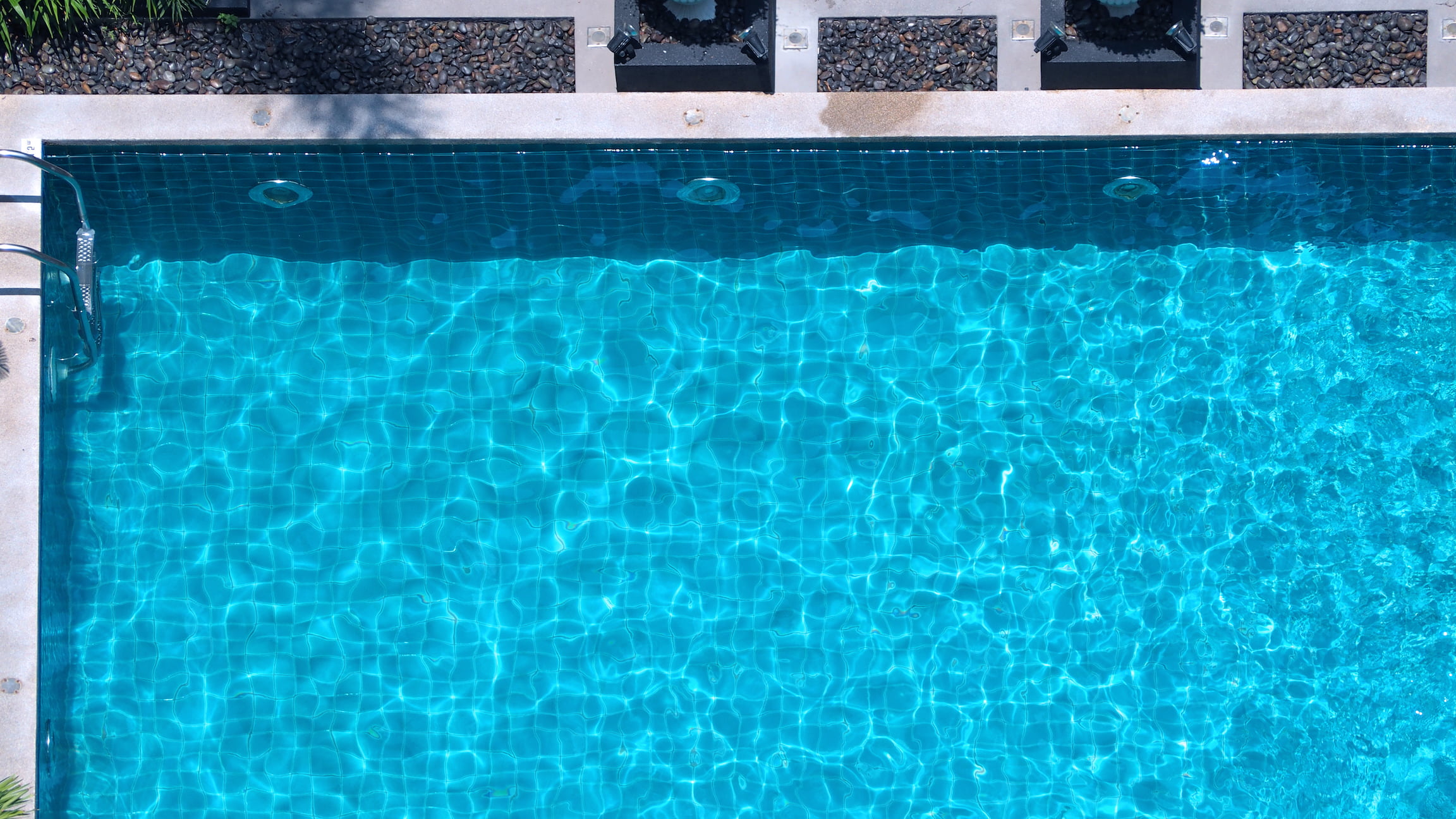 Top view of a pool