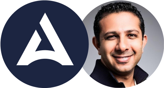 Loom Logo next to a headshot of Brian Elmi