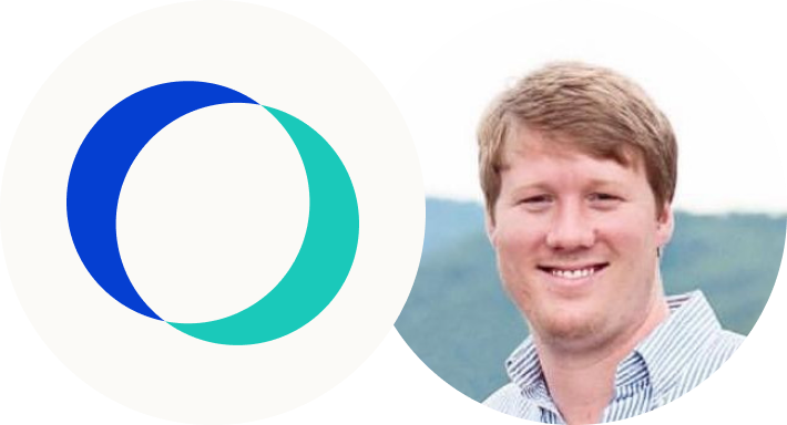 OfficeRnD Logo next to a headshot of Spyri Karasavva