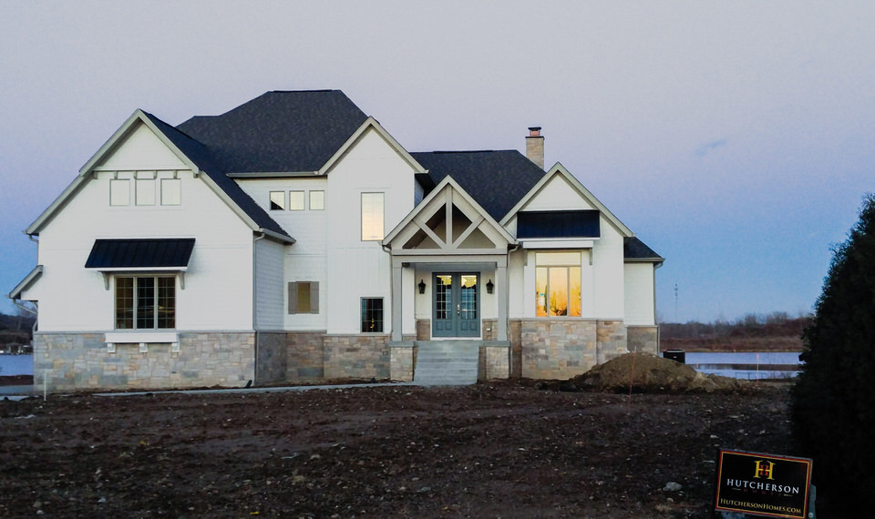 Custom home build Geist Lake, Indiana Hutcherson Homes