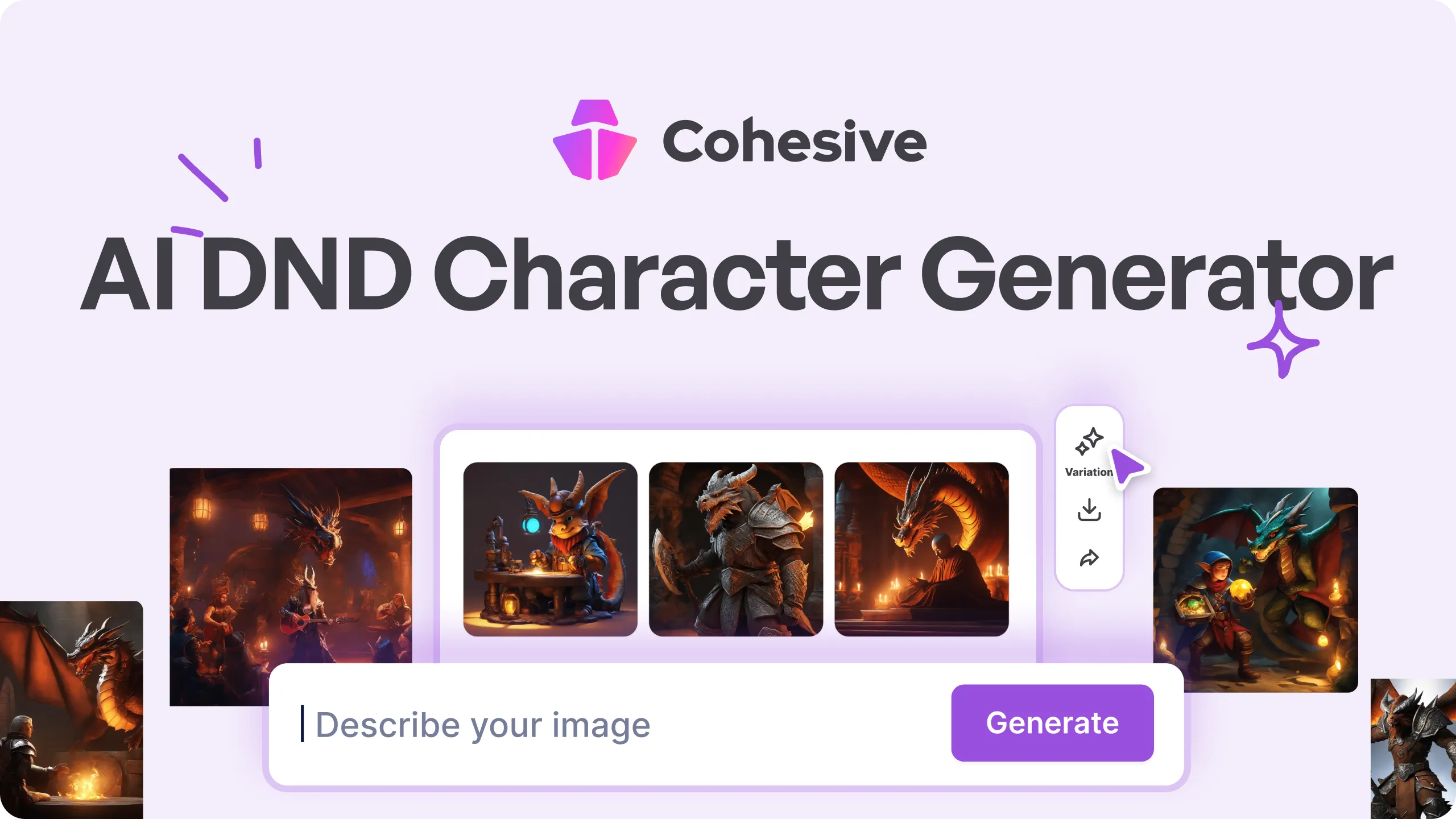 Best AI Art Generator for DnD Characters - Cohesive