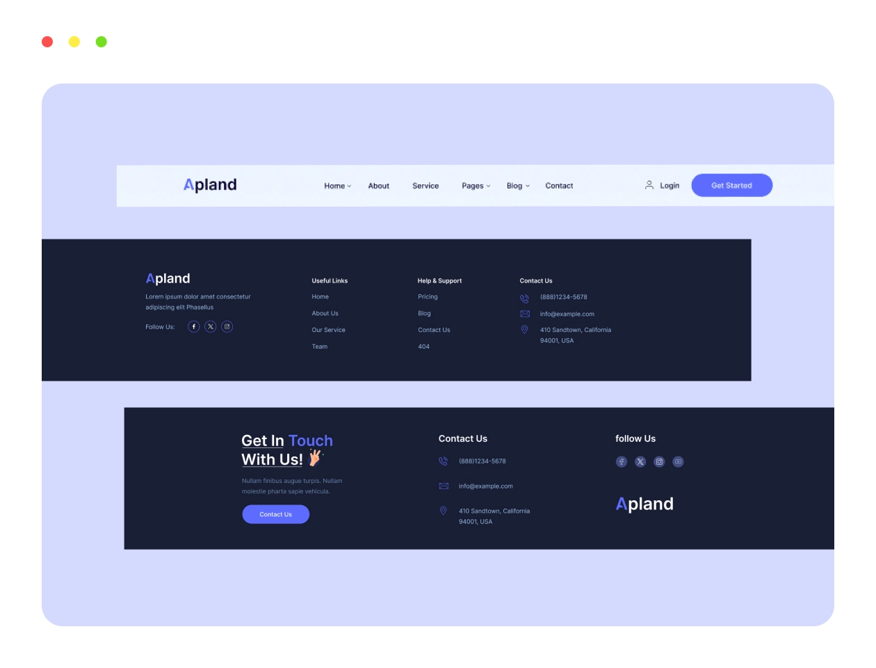 Apland - Webflow Ecommerce website template
