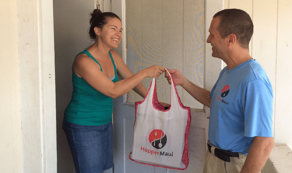 Hopper Maui, restaurant delivery to your home