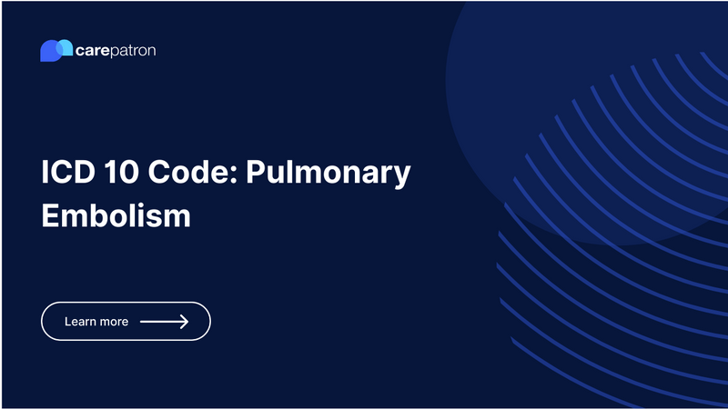 Pulmonary Embolism ICD-10-CM Codes | 2023