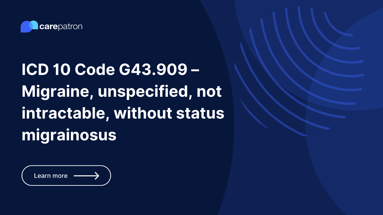G43 909 Migraine Unspecified Not Intractable Without Status g43-909-migraine-unspecified-not-intractable-without-status