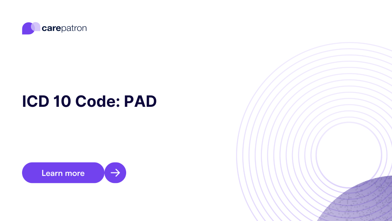 PAD ICD10CM Codes 2023