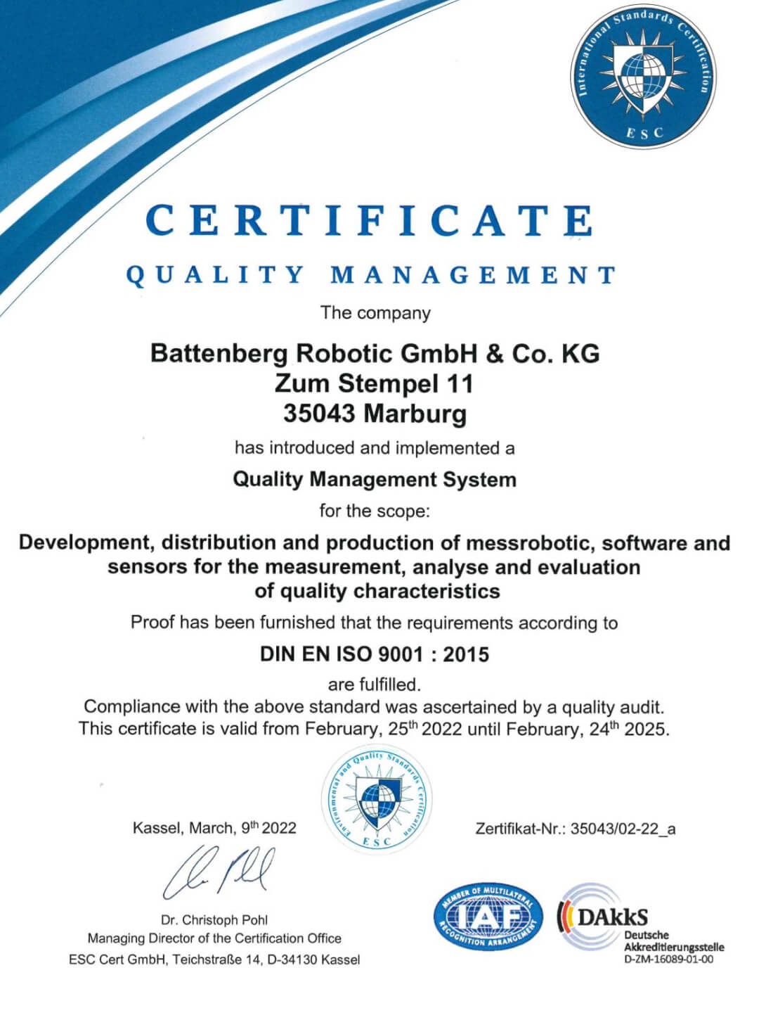 Certificate Quality Management