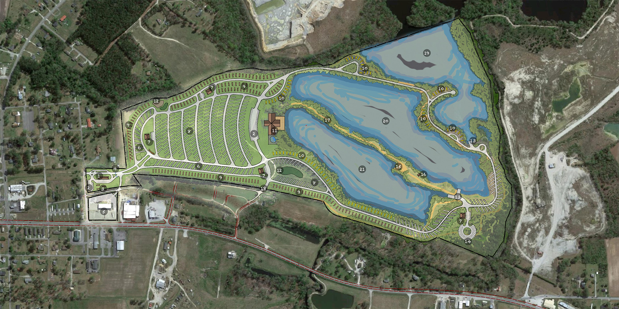 The Lakes on the White Oak, North Carolina