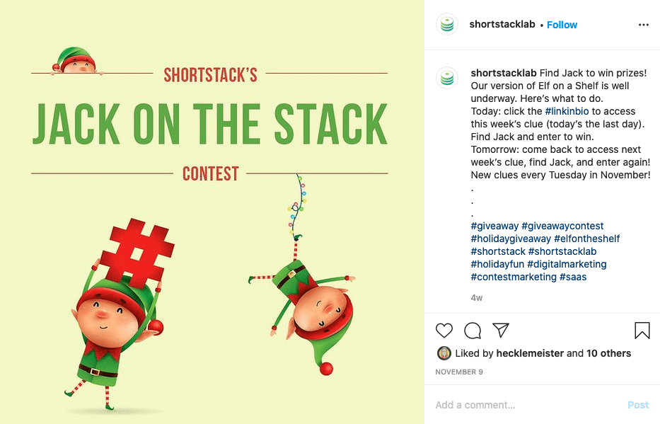 Step out of the box with our Jack on the Stack Holiday Contest