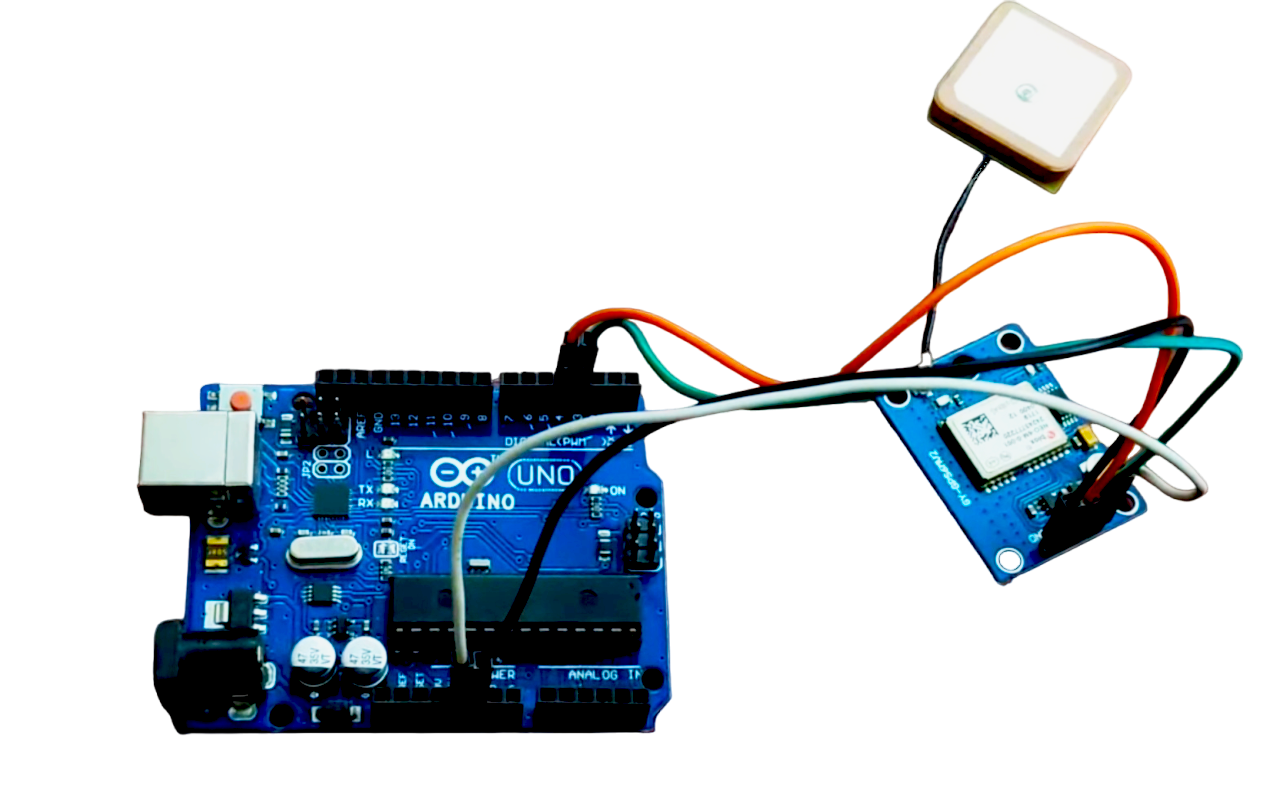 Voltaat Learn - Know your location coordinates with Arduino and GPS module