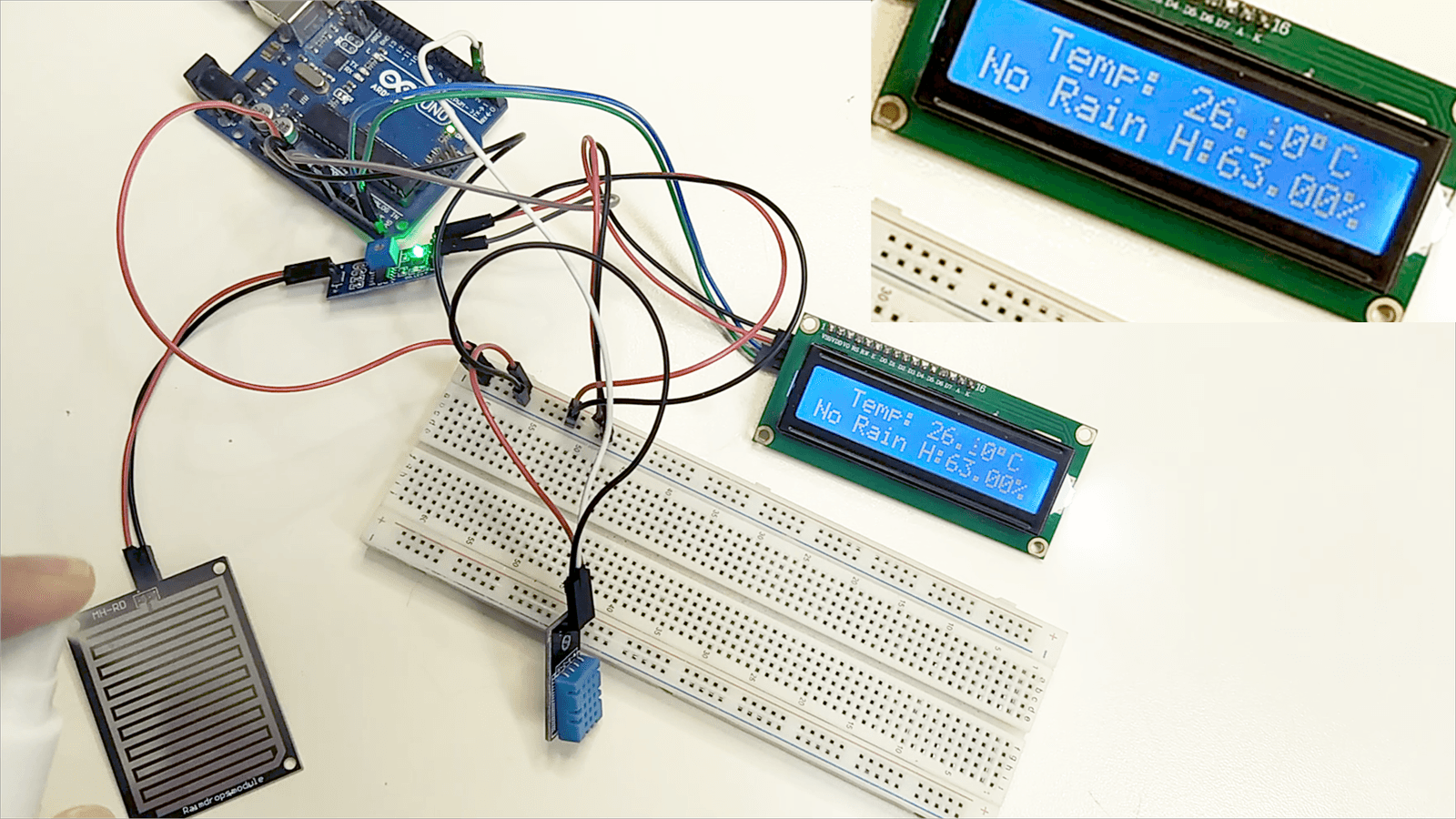 Voltaat Learn - Simple Weather Station with LCD Display